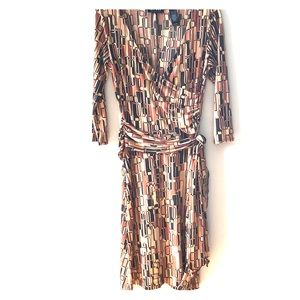 Axcess: Liz Claiborne:  multicolor wrap dress